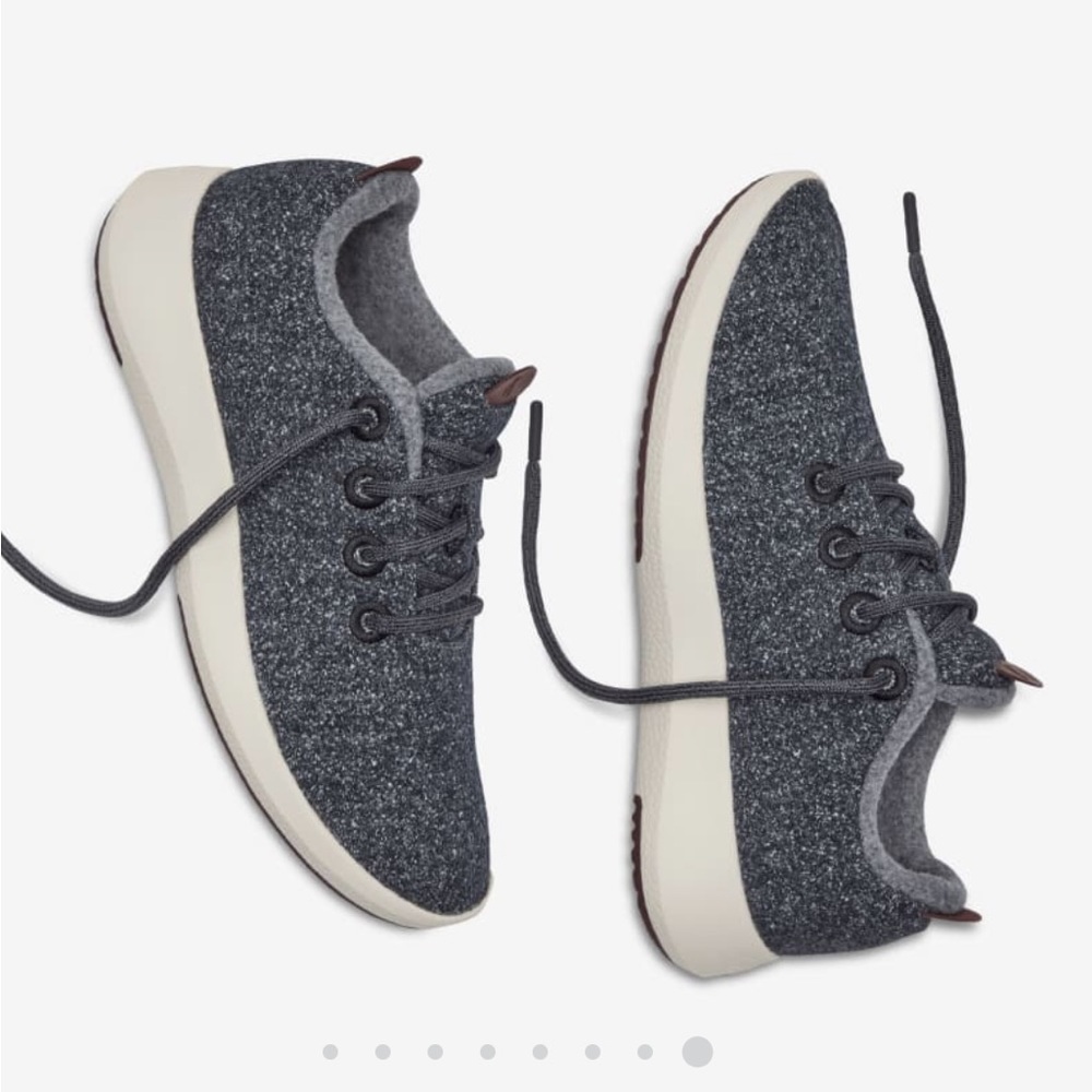 🔥ALLBIRDS🔥WOMENS WOOL RUNNER MIZZLES NATURAL GRAY CREAM SOLE SHOES 6 & 10 NEW - Picture 5 of 10